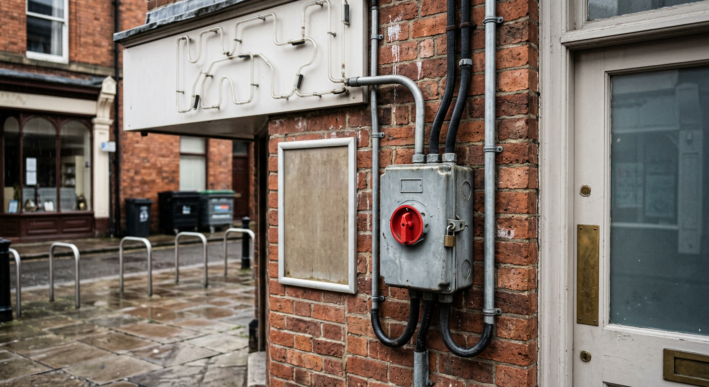 Luminous tube signs Meaning | UK Regs Guide