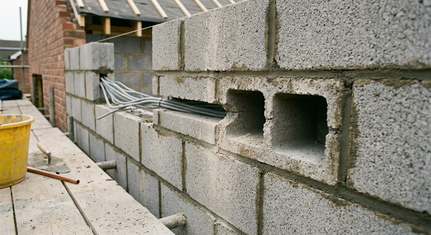 Hollow block Meaning | UK Regs Guide